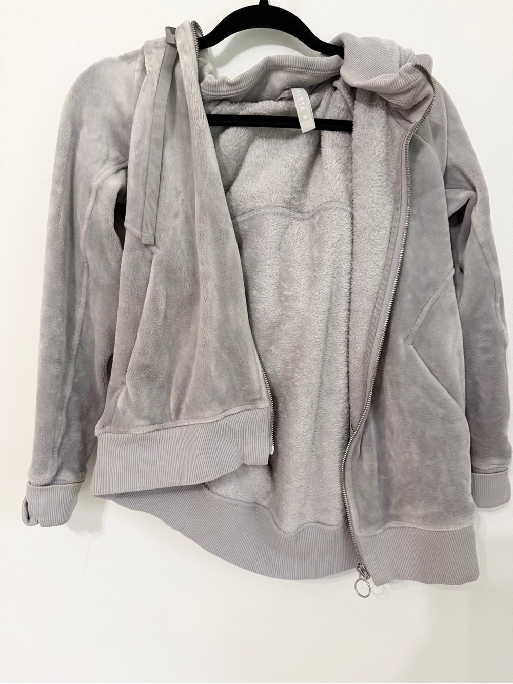 Athleta Triumph Cozy Karma Full Zip Hoodie medium athletic gym workout